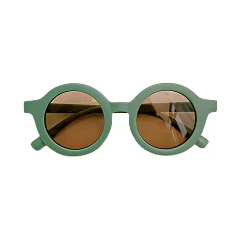 ins Korean version of children's sunglasses for going out, cute candy-colored round-frame sunglasses, male and female baby sunglasses