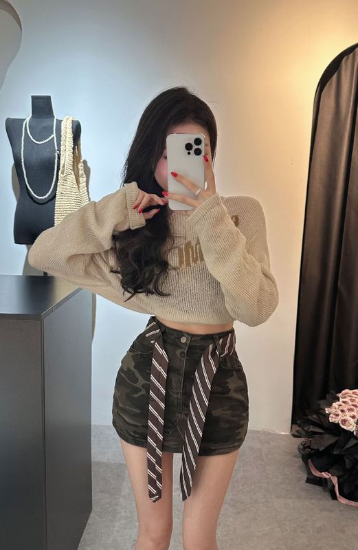 韩魅儿辣妹短裙潮女夏季新款浅色高腰显瘦修身a字包臀半身裙7023|undefined