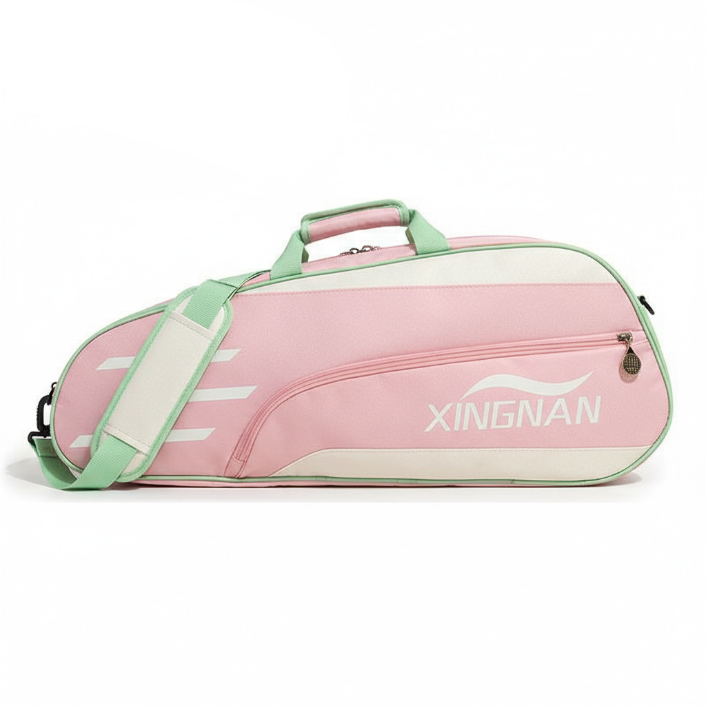 Bolsa de bádminton de alto valor de cara de mujer portátil de hombro único bolso de pelota de venta caliente transfronteriza de gran capacidad independiente bolso de tenis de almacenamiento de zapatos