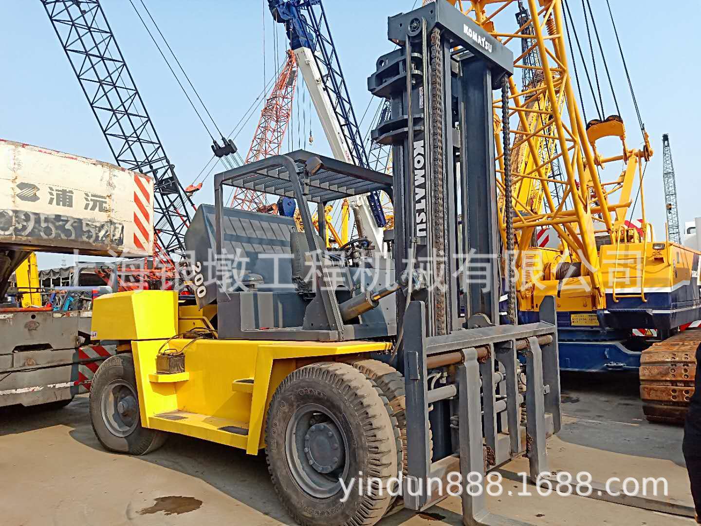 KOMATSU小松20吨二手叉车 小松10叉车出售
