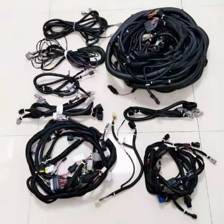 motor de arnés de alambre de maquinaria de una mina excavadora locomotora generadora de arranque