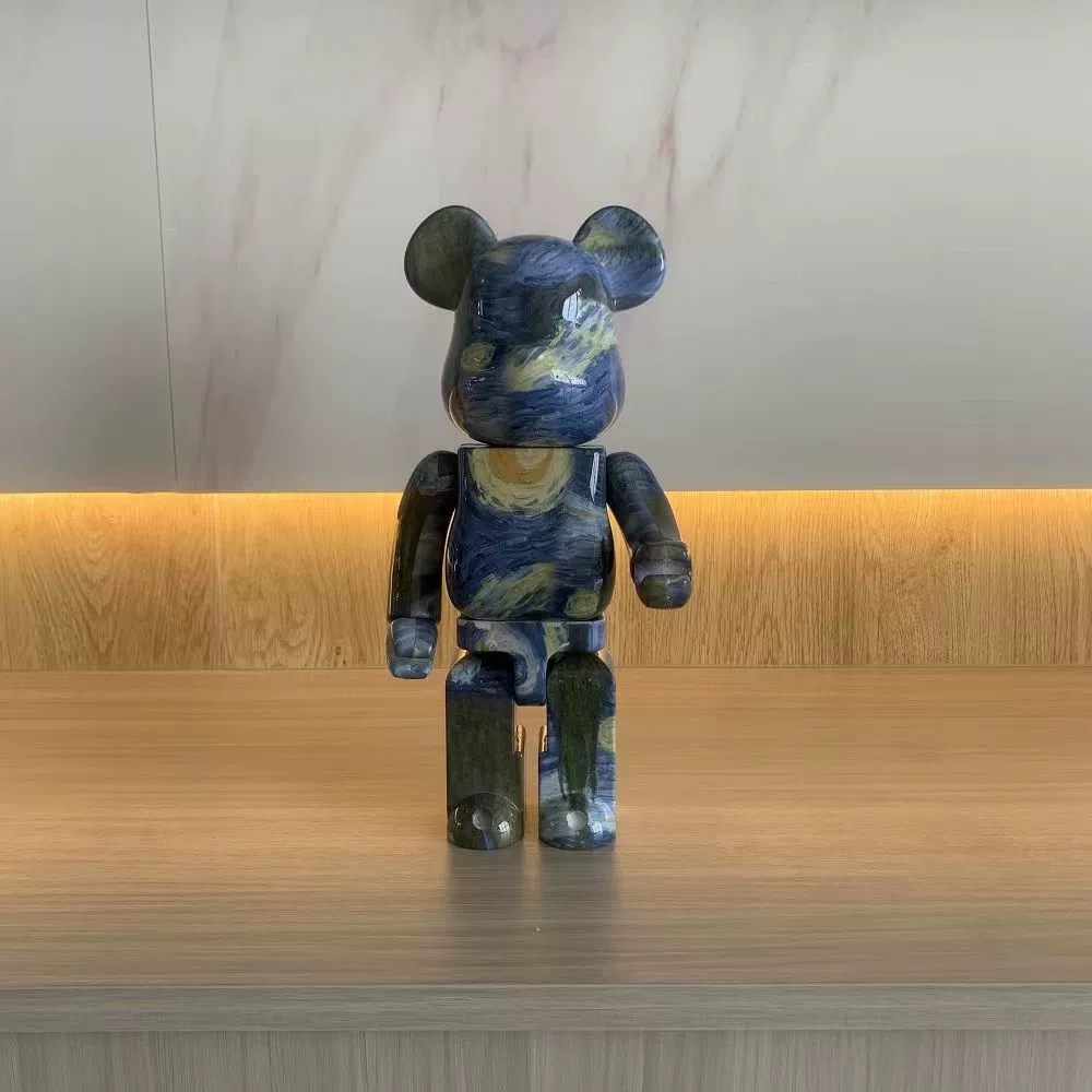 【80% повторной покупки】Звероблок Bearbrick медведь 400% жестокий медведь кокс кукла для гостиной модная игрушка ручная работа