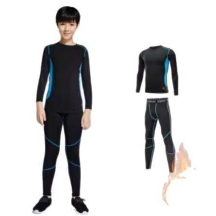 Traje térmico para jóvenes transfronterizo nuevo, aislamiento térmico, cómodo y transpirable, traje térmico para jóvenes al por mayor WU32