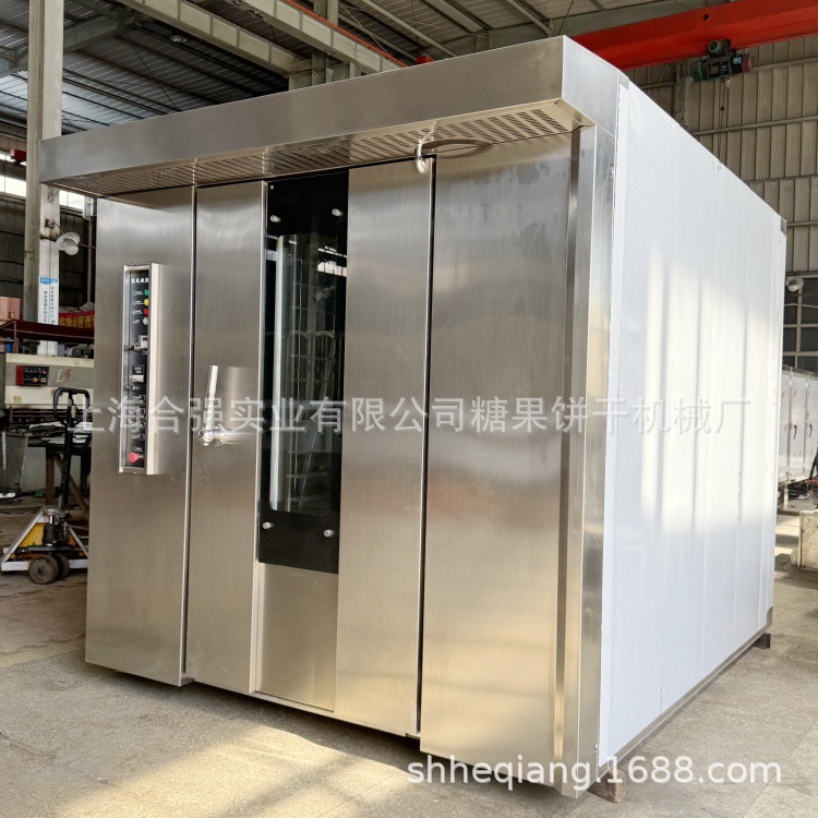 厂家64盘不锈钢旋转炉 燃油热风烤炉 64面包烤箱 饼干烤炉 面包机