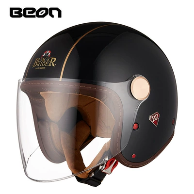 Protection, Riding – Motosiklet kaskı (dəbilqə) - bright-dark-grayblack-gold-m