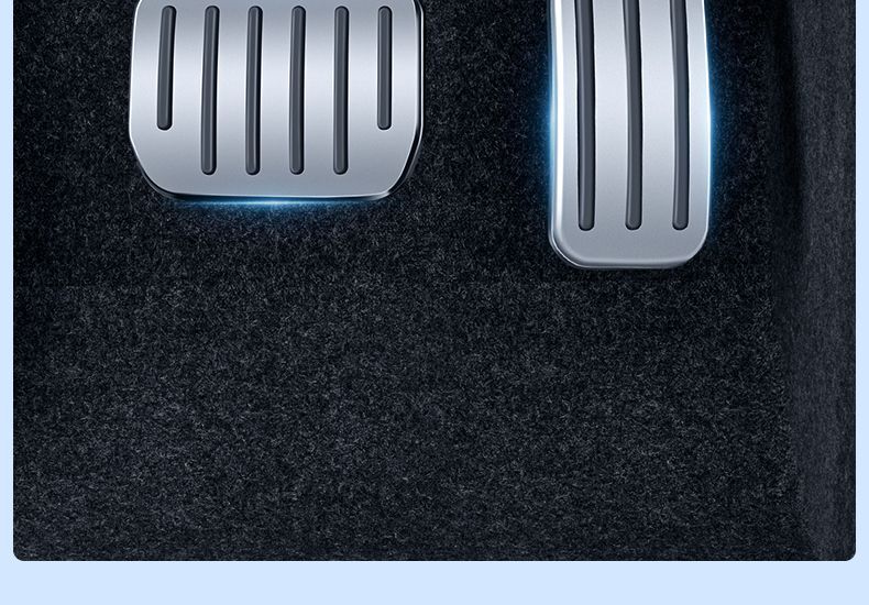 Suitable for Tesla Model Y/Yl Renewal 3 Accelerator Brake Anti-Slip Rest Foot Pedal Aluminum Alloy Decorative Accessories