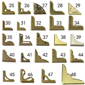 仿金色书角笔记本护角小包角相册包角彩页本压角仿古书角黄色书角