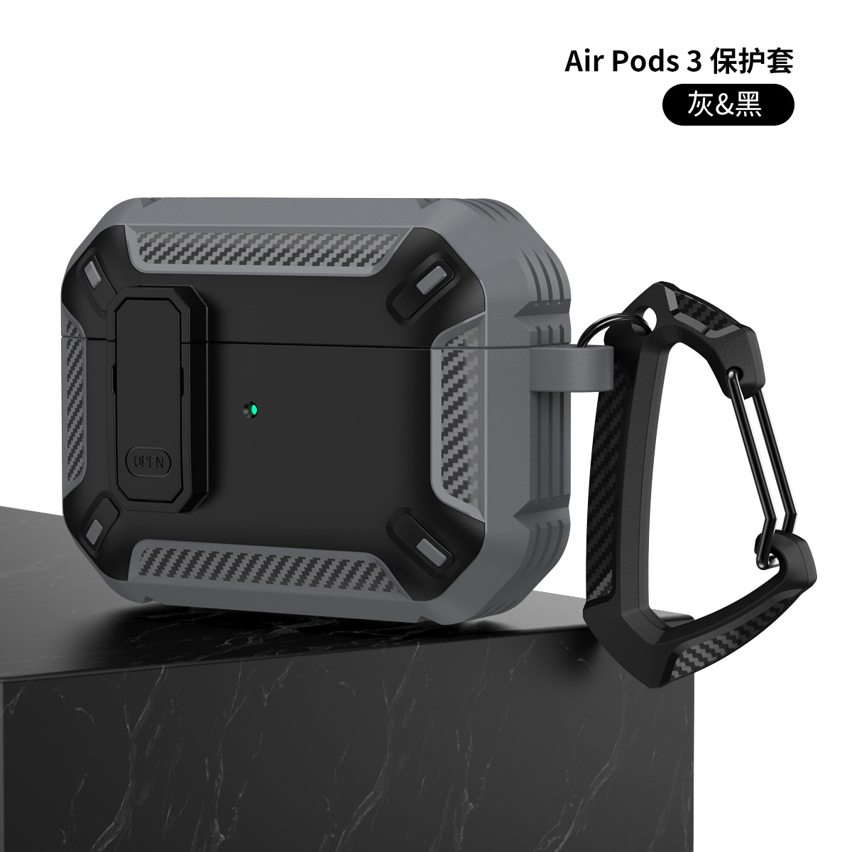Nuevo modelo de funda protectora para Airpods Pro 3, funda protectora para auriculares Apple de 4.ª generación, funda para auriculares Airpods 4 con interruptor