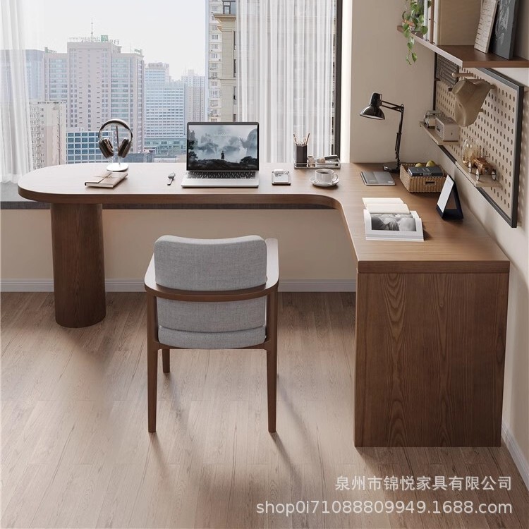 Solid Wood Corner Desk Computer Desk Student Home Writing Workbench Bedroom L-shaped Corner Desk Study Table