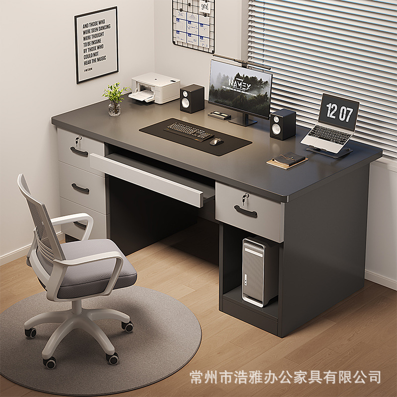 Solid Wood Core Computer Desk Desktop Home Gaming Desk Simple Desk Student Study Desk Writing Desk Bedroom Office Desk