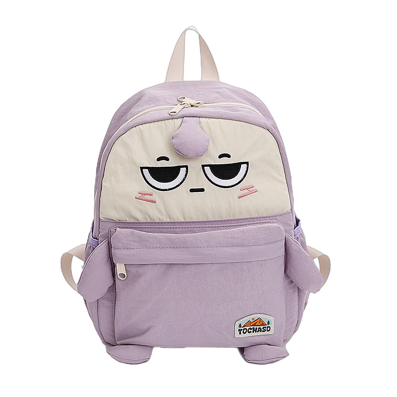 Mochila escolar de gran capacidad, dibujos animados extraños, mochila encantadora para niños y niñas, alta cara, mochila para niños.