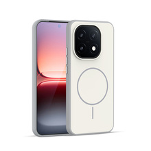 适用iQOO15手机壳磁吸新款vivoiqoo15肤感撞色二合一金属独立按键