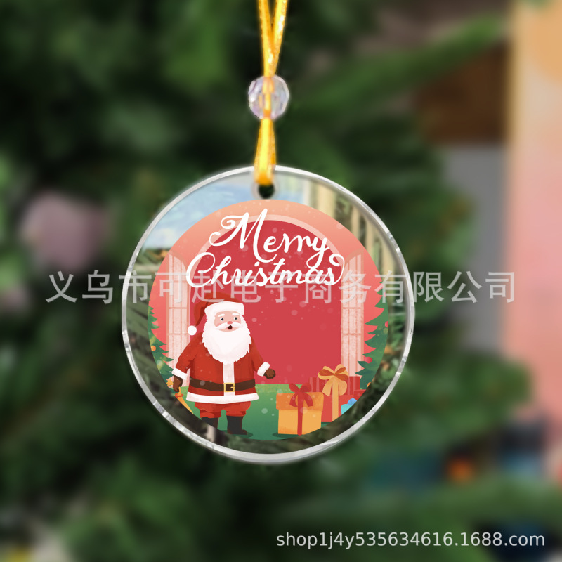 現物クロスボーダー透明アクリルクリスマスクリスマスツリー装飾家庭装飾装飾装飾装飾置物|undefined