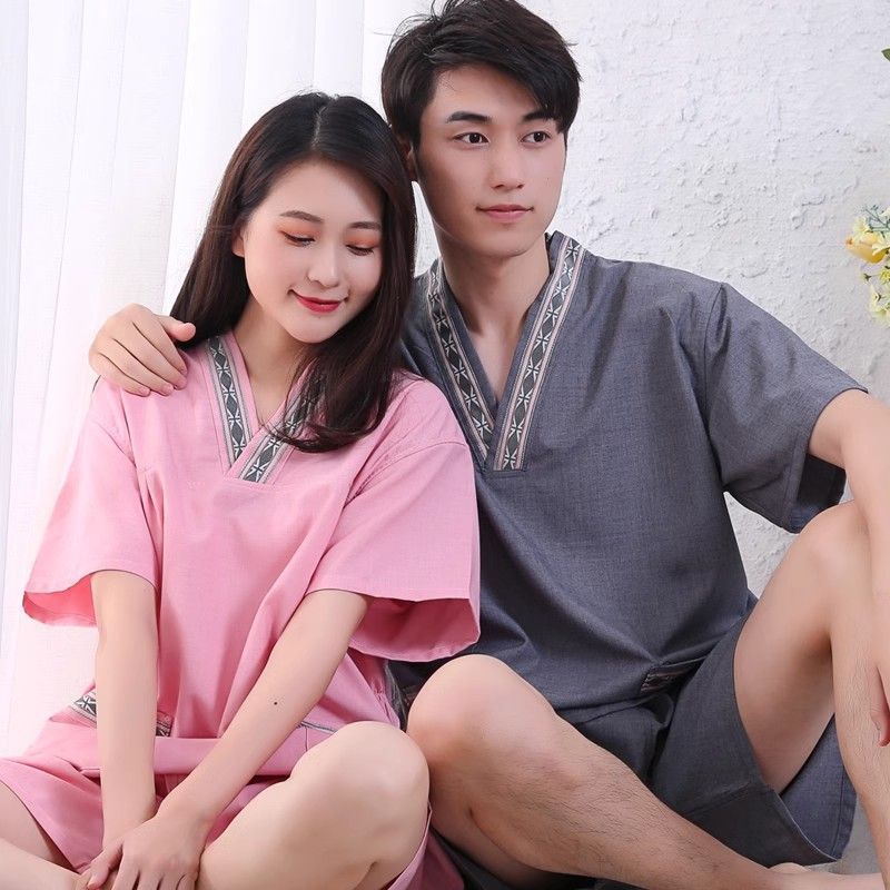 [점포 판매] 공마 땀 찌는 고급 목욕복 사우나 옷 부부 증가… 살찌는 남녀 목욕복 커플