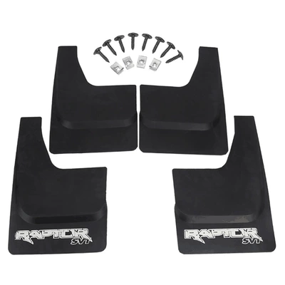Suitable for 11-19 Raptor F150 Fender 17-20 Ford F150 Car Mudguard Accessories Modification (Mudguard) - black-11-25-raptor-with-logo-big-eyebrow-without-paint