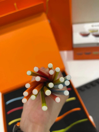 French LE CREUSET Cool Color Rainbow Chopsticks Household Dining Table Gift Box Ceramic Healthy Vibrant Tableware Set