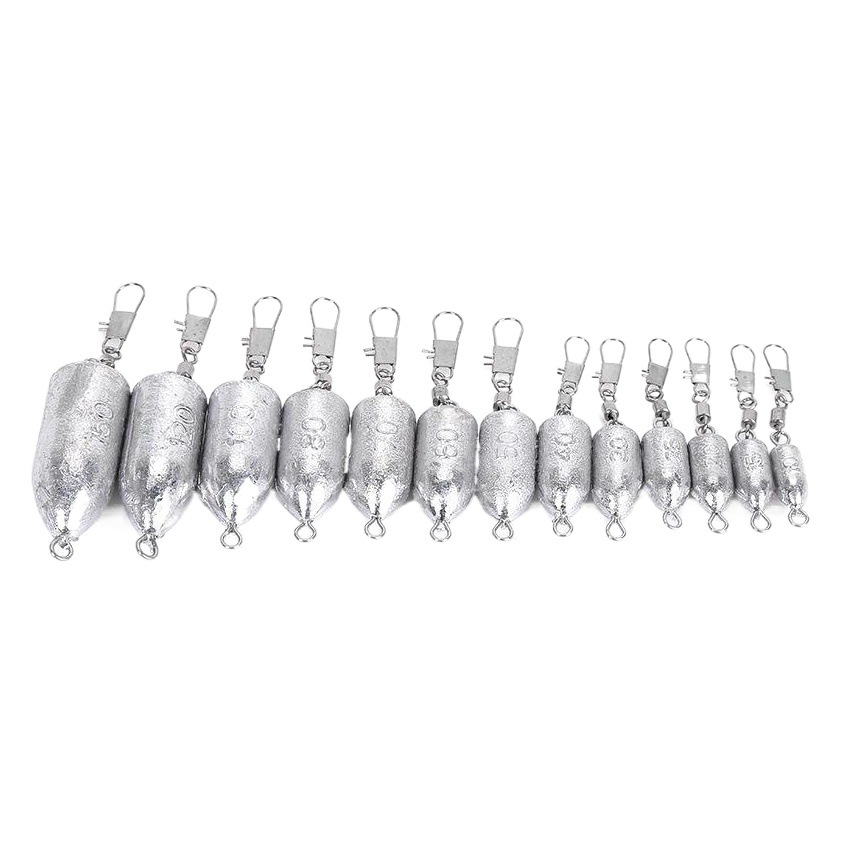 Wholesale Bullet Sinker Lure Sea Rod Casting Rod with Ring Flip Hook String Hook Outdoor Fishing Tackle Accessories for Lure Fishing