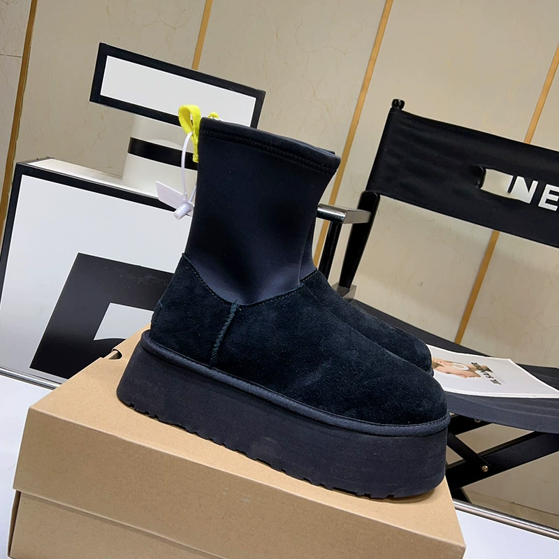 Winter high elastic high boots platform, for import