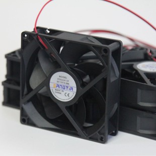 Radiator Chassis Fan Black Silent Large Air Volume Computer Desktop Cooling Fan 12cm Power Fan Wholesale