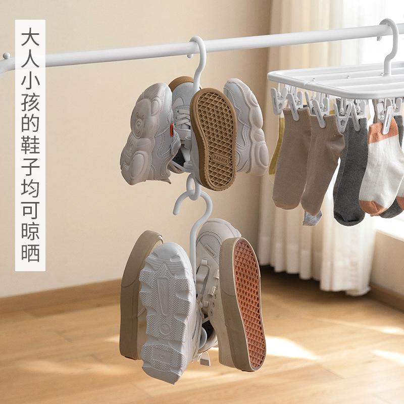 Z655 drying shoe rack Outdoor balcony home hanging shoe rack sun…