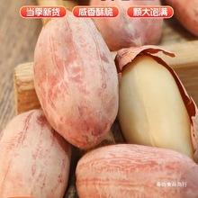 正宗山东五香花生米新货红皮花生米下酒菜莱西脱油烤花生休闲零食