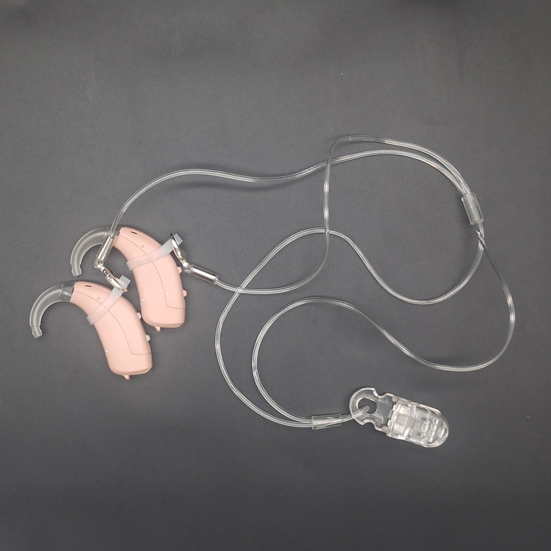 Audífono cuerda anti-caída invisible transparente cordón anti-caída niños ancianos cubierta protectora especial binaural clip de fijación