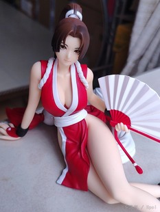 Boxing emperor 98 unknown fire dance pressure instant noodles pressure Cup Noodles scenery beauty girl hand-made anime decoration boxed