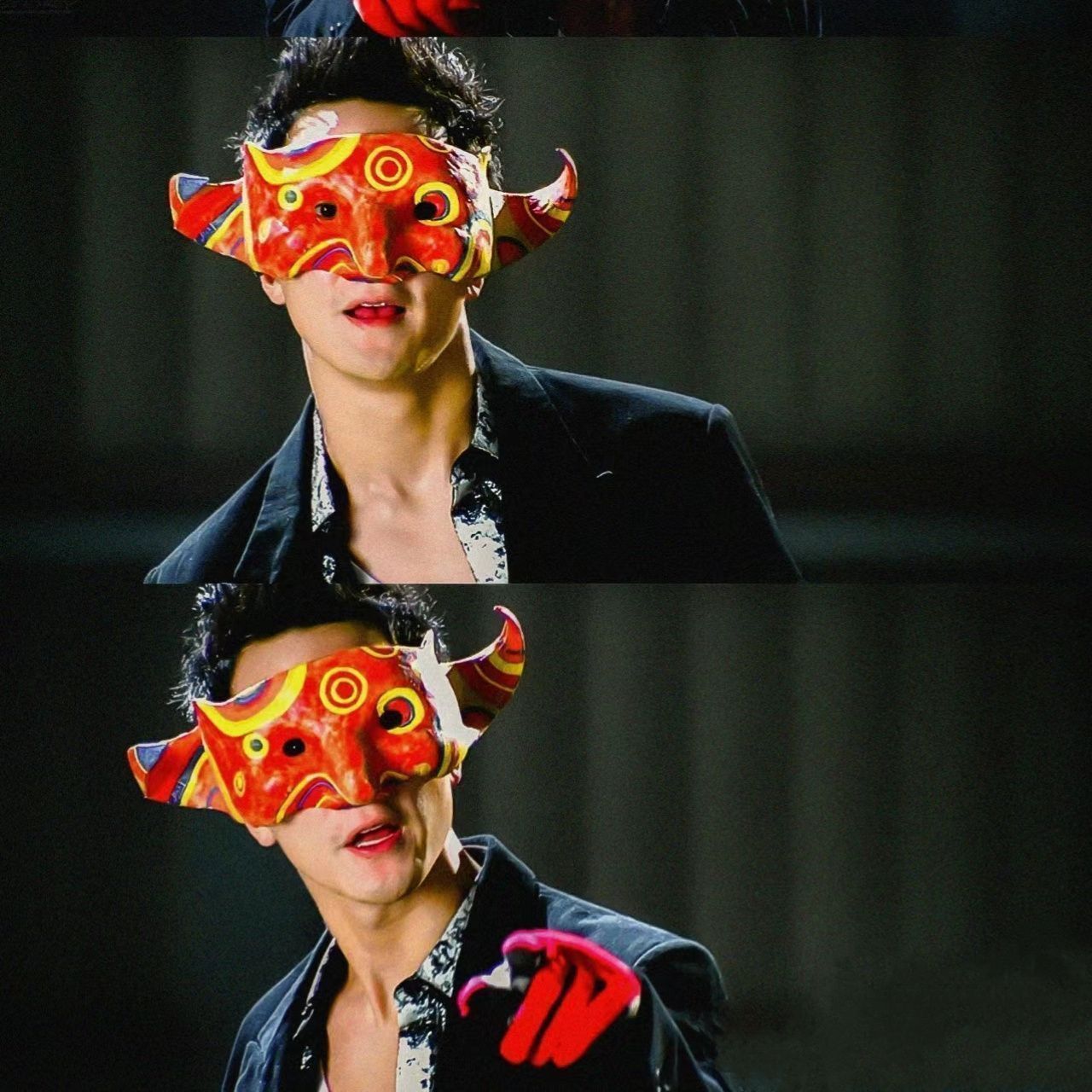 Azul's Same Mask, Daniel Wu's Mask, New Police Story, Same Holiday Costume, Cosplay Props, Funny