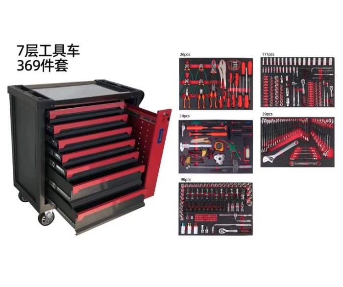 Carro de herramientas para automóviles, gabinete móvil, gabinete de herramientas pesadas, herramientas de manga, gabinete de piezas multicapa, juego completo de salón de belleza