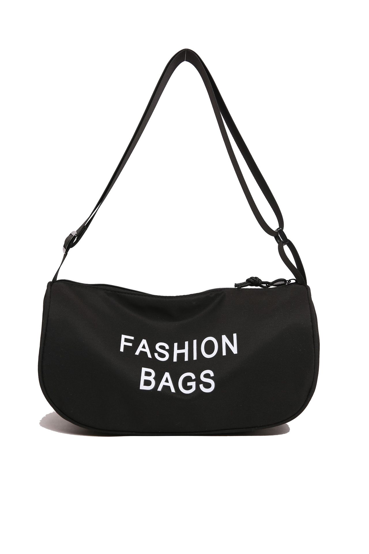 La versión coreana de la bolsa de hombro con estilo deportivo simple es una bolsa de ropa de trabajo y tela Roja de Internet.