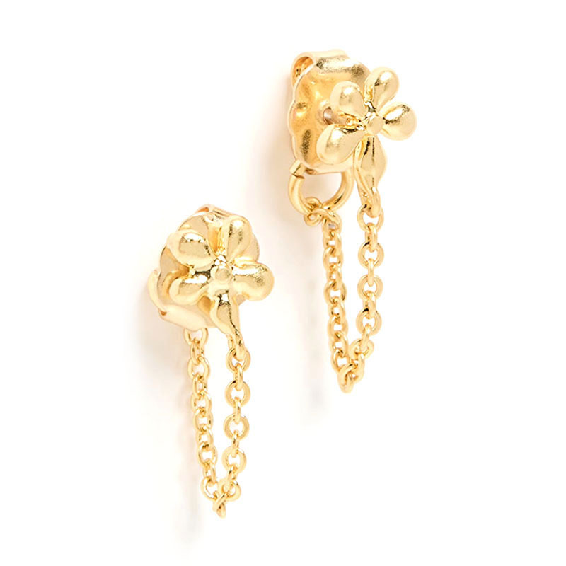 Daily Occasion Copper Material Snake Pattern 1 Pair Fashion Snake Copper Inlay Zircon Ear Studs