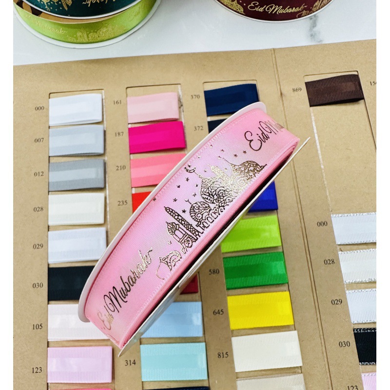 Ventas transfronterizas de castillo de fijación en caliente con decoración de vacaciones arco diy2cm de ancho fábrica de cinta directa