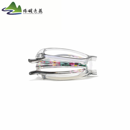Cross-border new fashion elderly glasses, dropshipping PC bag, colorful frame, women's anti-blue light folding reading glasses