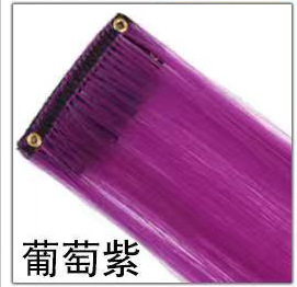 Extensiones de Cabello para Mechas de Fibra de Alta Temperatura, Liso, para Mujeres