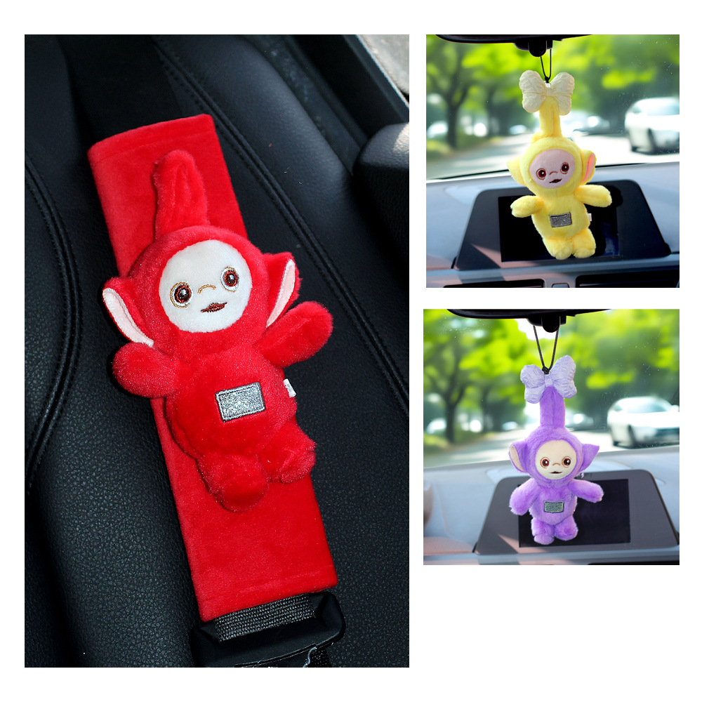 Protector de Hombro para Cinturón de Seguridad de Auto de Peluche, Decorativo image 4