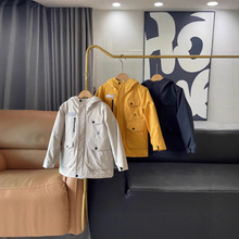 外单~2024新款【加厚冲锋衣】中大童韩风休闲工装三防外套