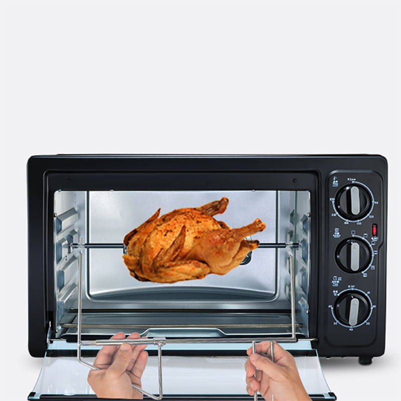 Horno doméstico de cocina prefabricado, estante ajustable extraíble para pollo, horno microondas, estante fijo para asar pato, pollo, estante para pavo