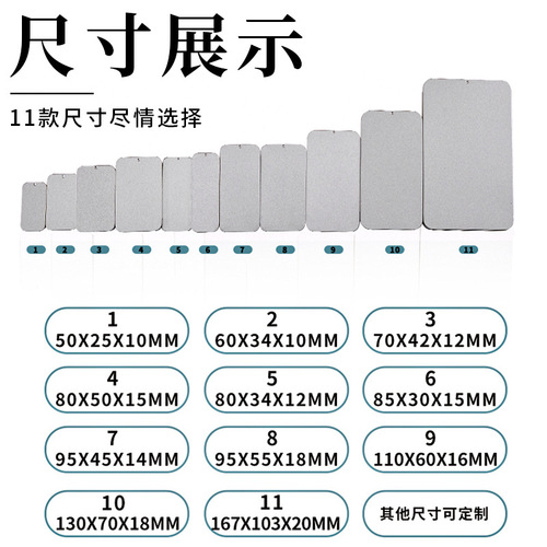 Pull-push matte iron box, in stock, portable mini sliding lid box, small accessories, floss, medicine, candy, balm packaging box