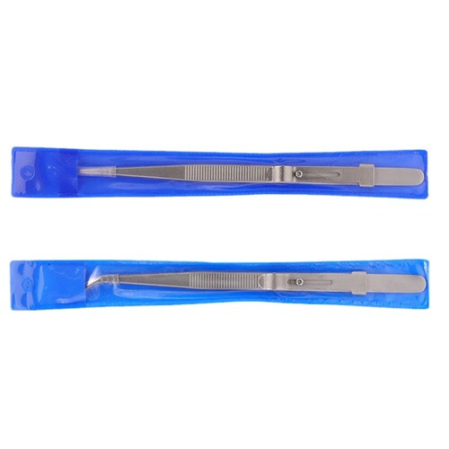 Jewelry tweezers, non-slip jewelry clips, stainless steel tweezers, pointed slotted gemstone and diamond special clip tools