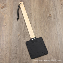 创意炎炎夏日苍蝇消灭器皮革苍蝇拍简约设计PU皮蝇虫拍皮革苍蝇拍