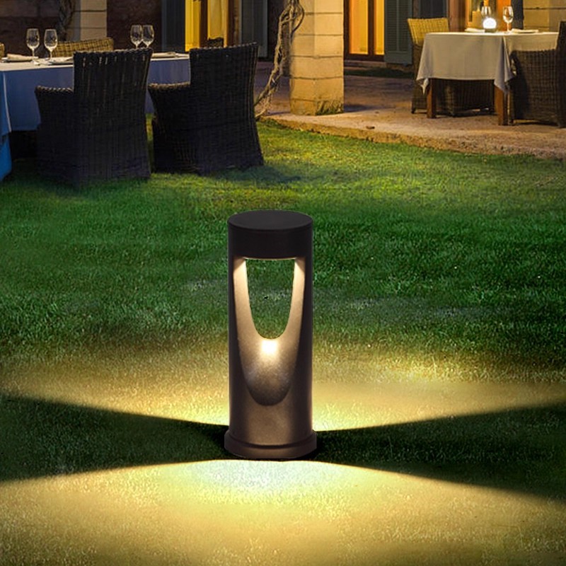 Jardín al aire libre lámpara de césped impermeable lámpara de decoración de patio lámpara de aluminio lámpara de césped LED nueva lámpara de césped