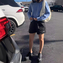 2024【现货】韩东大门春夏新款ha*g气质休闲刺绣显瘦韩风短裤女