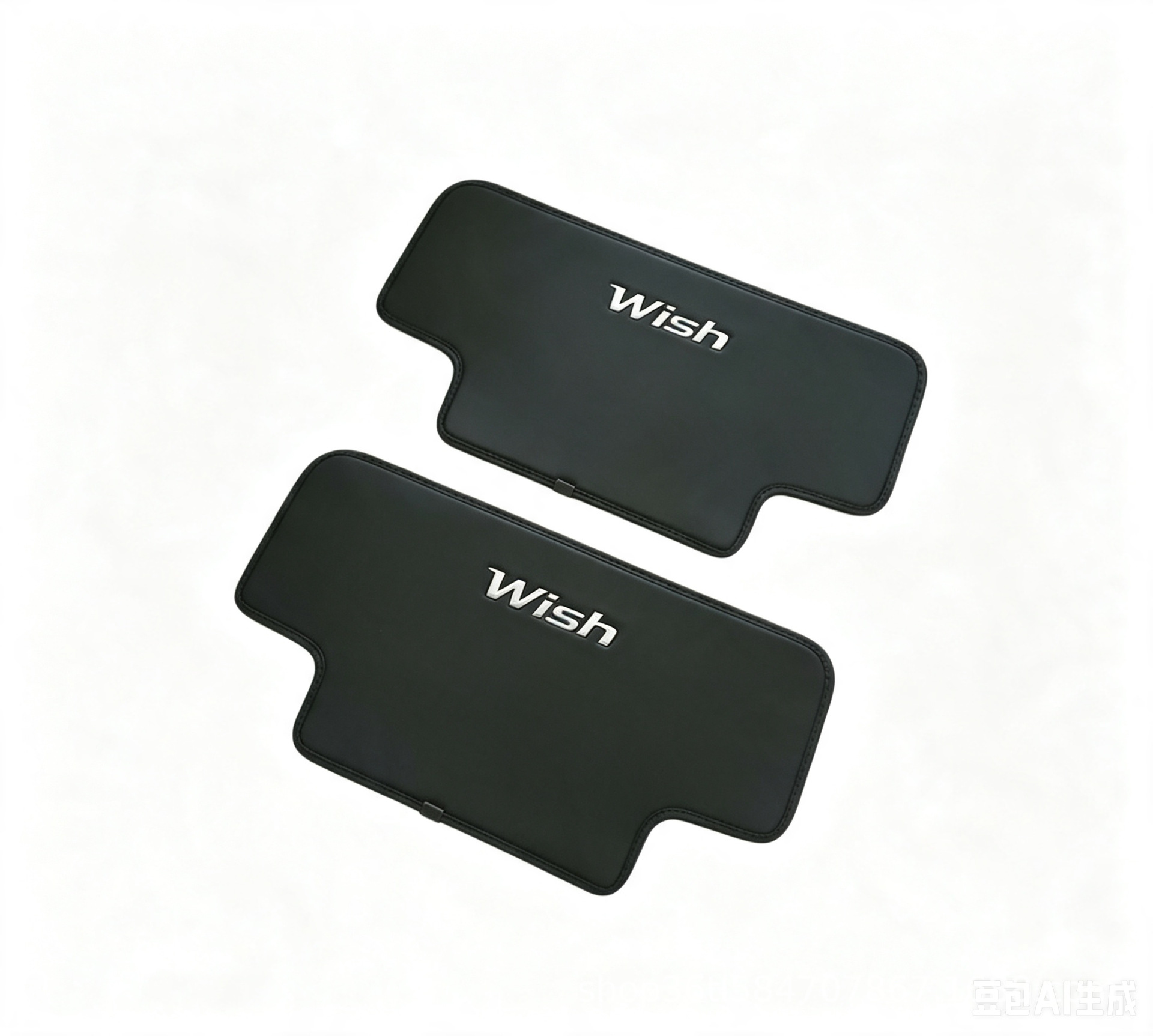 Car rear seat anti-kick pad, seat back protective pad with car logo, interior anti-dirt and wear-resistant protective pad
