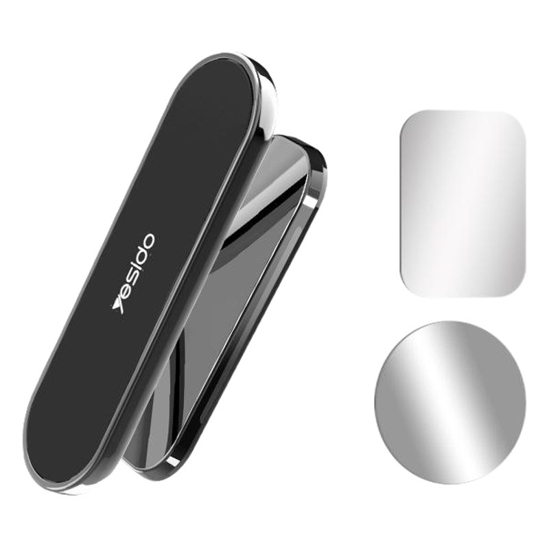 Soporte para teléfono móvil Yesido, venta al por mayor transfronteriza, soporte magnético giratorio de metal para coche, soporte magnético fuerte para teléfono móvil.
