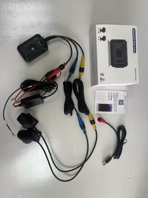 Cross-Border Hot-Selling New Model Motorcycle Dashcam Without Screen, Dual 1080P, Anti-Shake, Waterproof, Wifi Connectivity, Linghan (Motorcycle driving recorder) - no-card-no-screen-dual-1080p