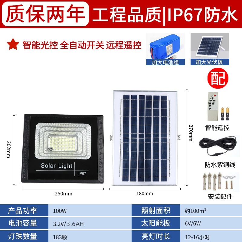Nueva luz solar para el hogar, luz de jardín al aire libre, luz solar brillante, luz solar, luz exterior impermeable