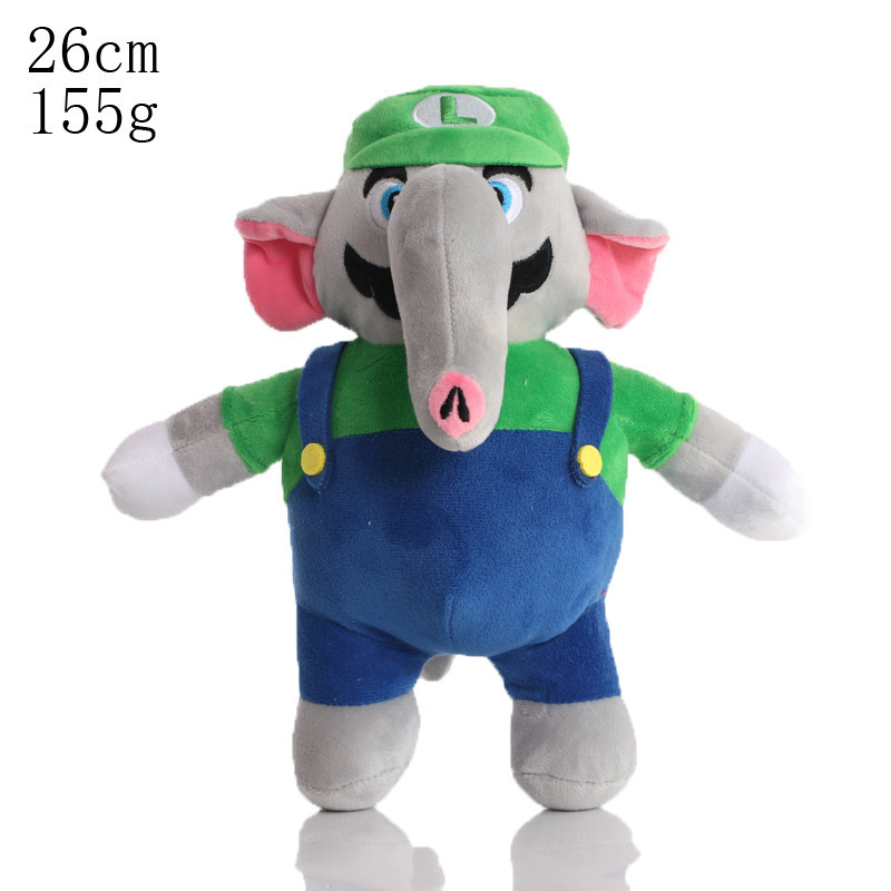 批发Super Mario玛丽马里奥蘑菇毛绒公仔玩偶8寸抓机娃娃|undefined