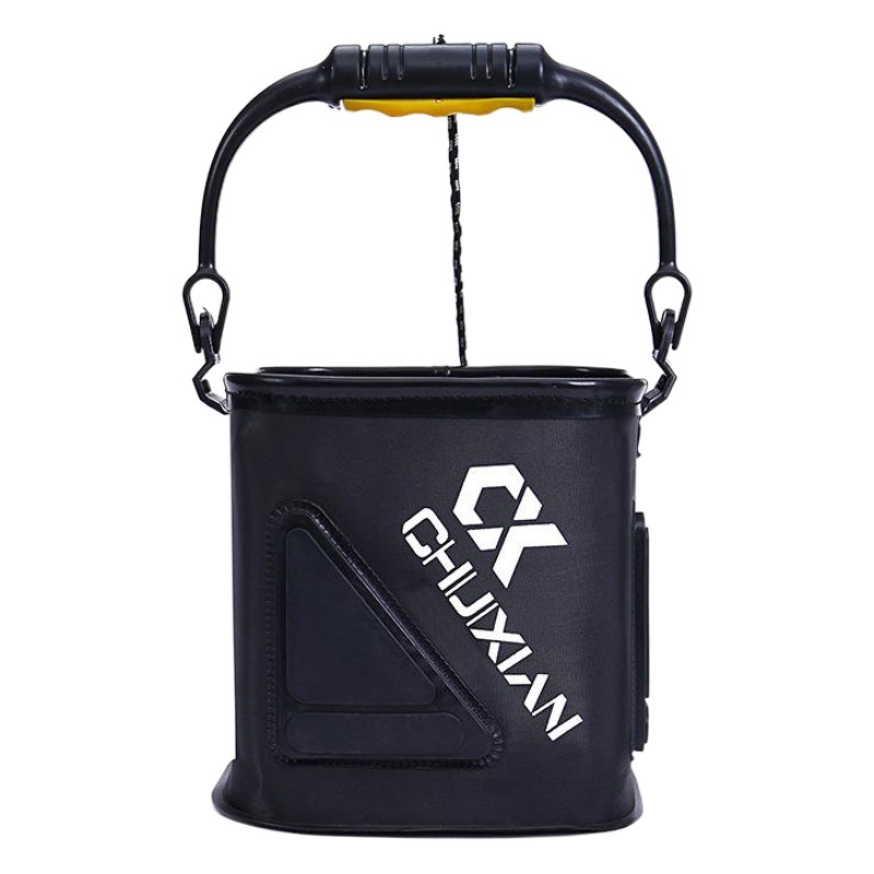 Micano Cubo de pesca con cuerda Eva espesa Cubo de pescado plegable peces vivos caja de pescado pequeño cubo de pesca engranaje de pesca