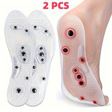 K 34211 Transparent Magnet Massage Insole ͸����ʯ��Ħ��ŷ��