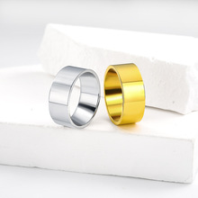 欧美时尚 戒指ins风简约百搭钛钢高级感女式戒指不掉色小众设计